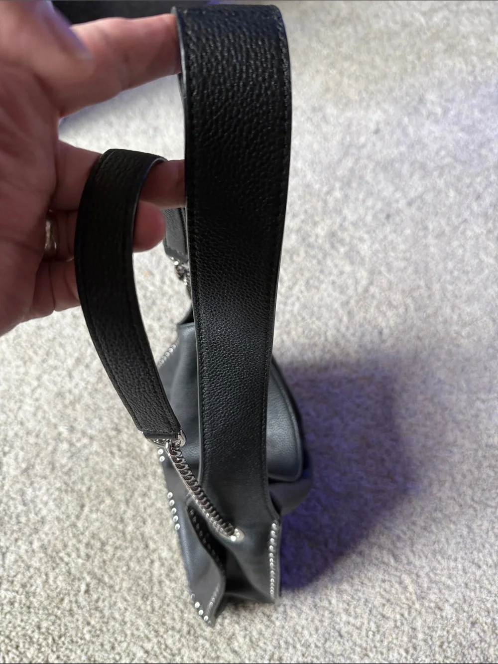 Michael Kors Black Leather Shoulder Bag
